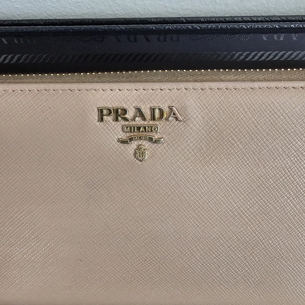 Prada Large Saffiano Zippy Leather Wallet - Picture 3 of 15